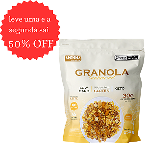 Granola Tradicional Sem Glúten Aminna SG - 250 g - ID: 247