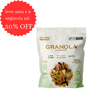 Granola Salgada Sem Glúten Aminna SG - 250 g - ID: 248
