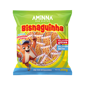 Pão Bisnaguinha Minno Sem Gluten Aminna SG - 250 gramas - ID: 249