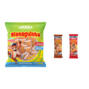 Kit Minno Aminna Sem Gluten e Sem Leite