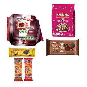 Kit Café da Manhã Sem Glúten - Seleção Especial Aminna