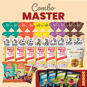 Kit Combo Master com BRINDE Aminna Sem Gluten e Sem Leite