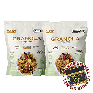 Kit Granolas Salgada + Mel de brinde
