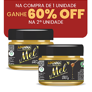 Mel Orgânico de Flores Silvestres SG - 240 g A 2ª unidade terá 50% de desconto