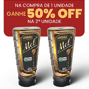 Mel Orgânico de Flores Silvestres 340 g - A 2ª unidade terá 50% de desconto