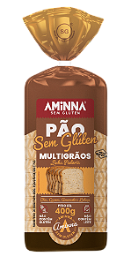 Pão Fatiado Multigrãos Sem Glúten Aminna, 400g - ID: 174