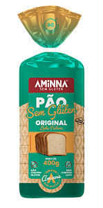 Pão Fatiado Original Sem Glúten Aminna, 400g - ID: 184
