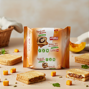 Torrada VEG com Abóbora, 90g - ID: 56