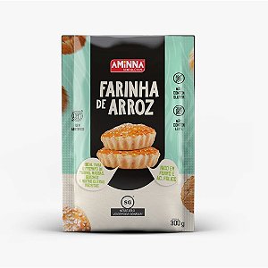 Farinha de Arroz sem Glúten Aminna, 300g - ID: 71