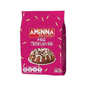 FSG® Mistura para Bolo Sem Glúten Aminna, 300g - ID: 177