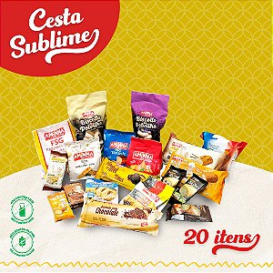 Cesta Presente Degustação SUBLIME Aminna Sem Glúten