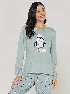 Pijama Feminino Longo 0375
