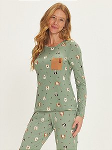 Pijama Feminino Longo 0497