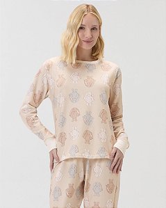 Pijama Feminino Longo Moletinho 2011241