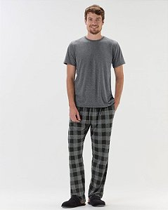 Pijama Masculino Manga curta com Calça 2030203