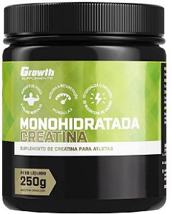 Creatina Monohidratada Growth Supplements - 250 gramas