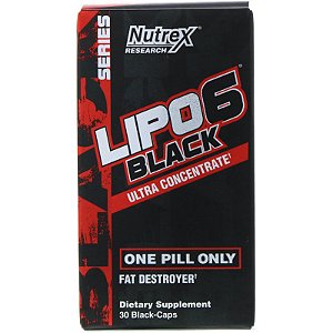 Termogênico Lipo 6 Black Ultra Concentrado Nutrex Versão Importada - 30 Cápsulas