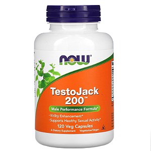 Testojack Now Foods - 120 cápsulas de 200 mg