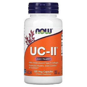 Colágeno UC-II (UC-2) Now Foods - 120 cápsulas de 40 mg