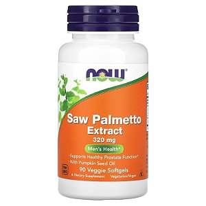 Saw Palmetto Now Foods - 90 softgels de 320 mg
