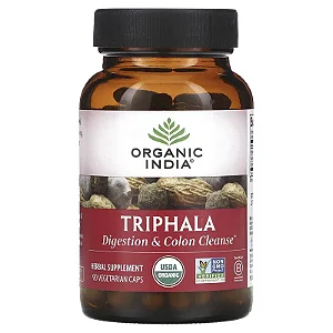 Triphala Indiano Organic India - 90 cápsulas