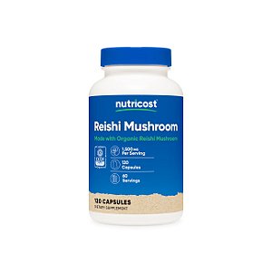 Reishi Mushroom (Cogumelo Reishi) Nutricost - 120 cápsulas