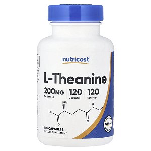 L-Teanina Nutricost - 120 cápsulas de 200 mg