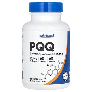 Pirroloquinolina Quinona (PQQ) Nutricost - 60 cápsulas de 20 mg