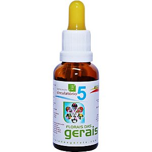 COMPOSTO FLORAL N°5 CIRCULATÓRIO 30ML