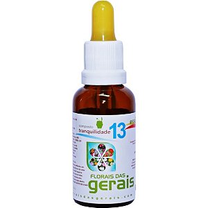 COMPOSTO FLORAL N°13 TRANQUILIDADE 30ML