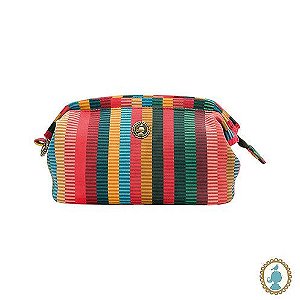 Necessaire Pequena Velvet Jacquard Stripe - Bags Collection