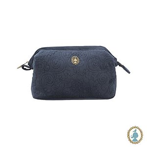 Necessaire Pequena Velvet Azul - Bags Collection