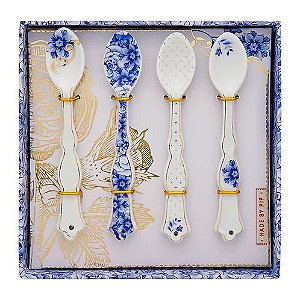 Set/4 Colheres Pip Studio Royal White
