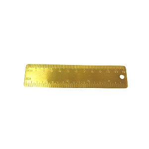 Régua Dourada 12 cm
