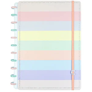 Caderno Inteligente Arco - Íris Pastel