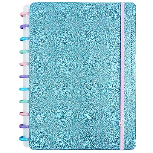 Caderno Inteligente Lest Glitter Ocean Blue