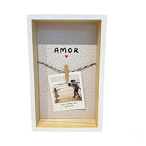 Porta Retrato Polaroid Amor