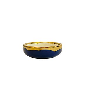 Mini Bowl Azul com Dourado