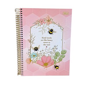 CADERNO ESPIRAL BEE 10 MATÉRIAS