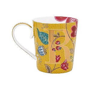 Caneca Amarelo "R" - Alphabet Mugs
