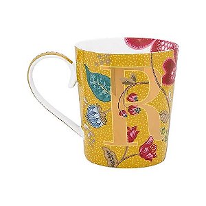 Caneca Amarelo "R" - Alphabet Mugs