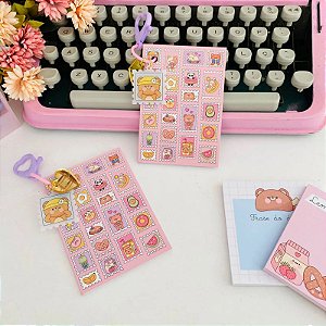 Caderno Chaveirinho – Ursinhos Kawaii