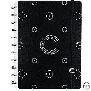 Caderno CI Monogram Collection com Crystals Swarovski