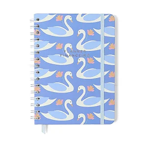 Planner Permanente Wire-O Lagoa Financeiro A5 Passeio dos Cisnes