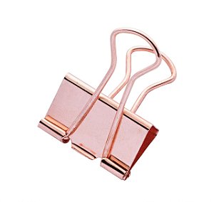 BINDER CLIPS COLOR PLUS - ROSE