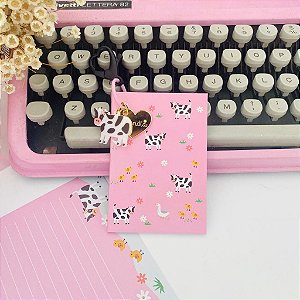 Caderno Chaveirinho Smell the Flowers
