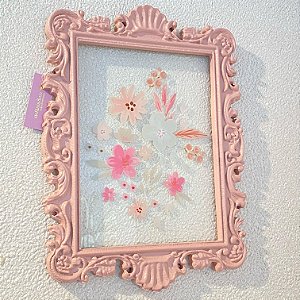 QUADRO ROSA FLORES