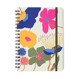 Caderno Espiral Colegial Pólen Pautado Aromas Off White 1 Matéria
