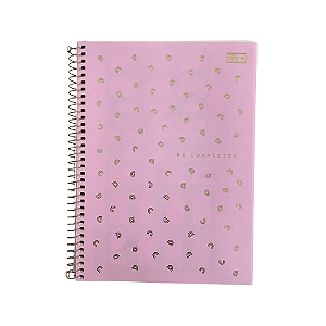 Caderno Tilibra "Be Connected" - Coleção Neon - 80 Folhas (1 Matéria)