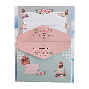KIT PAPÉIS DE CARTA COM ENVELOPES LA PALOMITA – MEU DEVOCIONAL